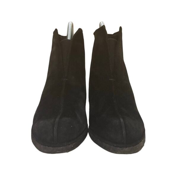 Stuart Weitzman Black Suede‎ Wedge Booties Women’s 6.5 M - Picture 3 of 10